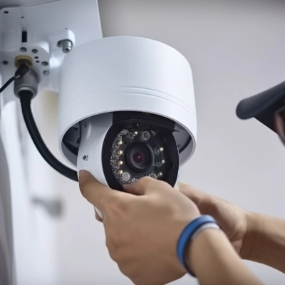 Installation d'alarme et caméra de surveillance